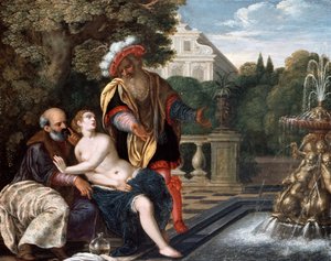 Susanna og de eldste av Jakob Ernst Thomann von Hagelstein